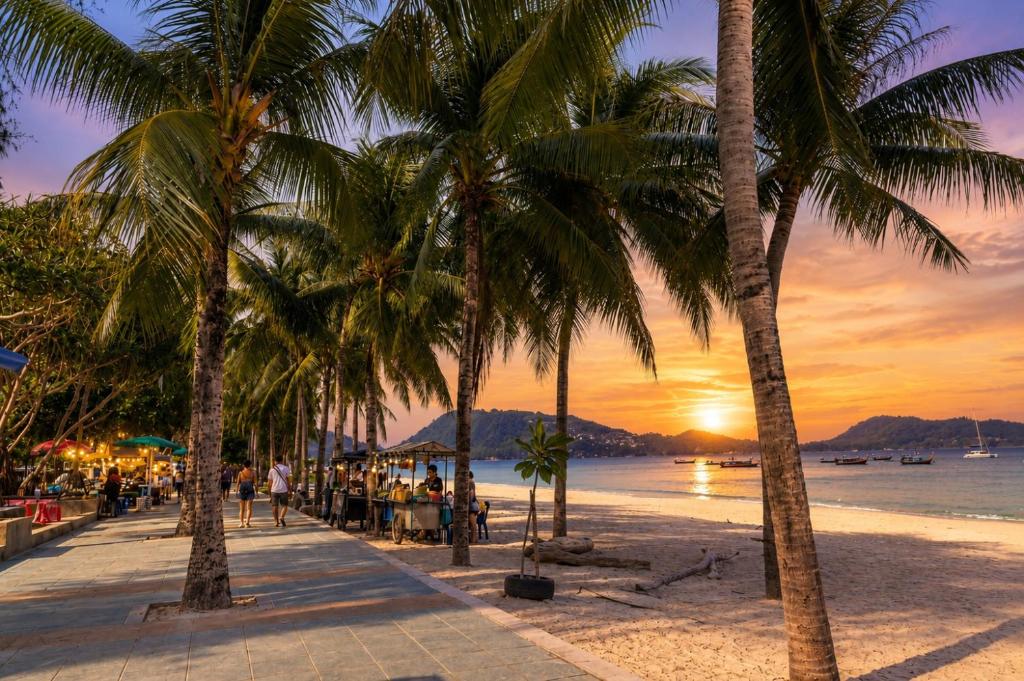 Patong Beach near The Taksim Bangla Beach Hotel