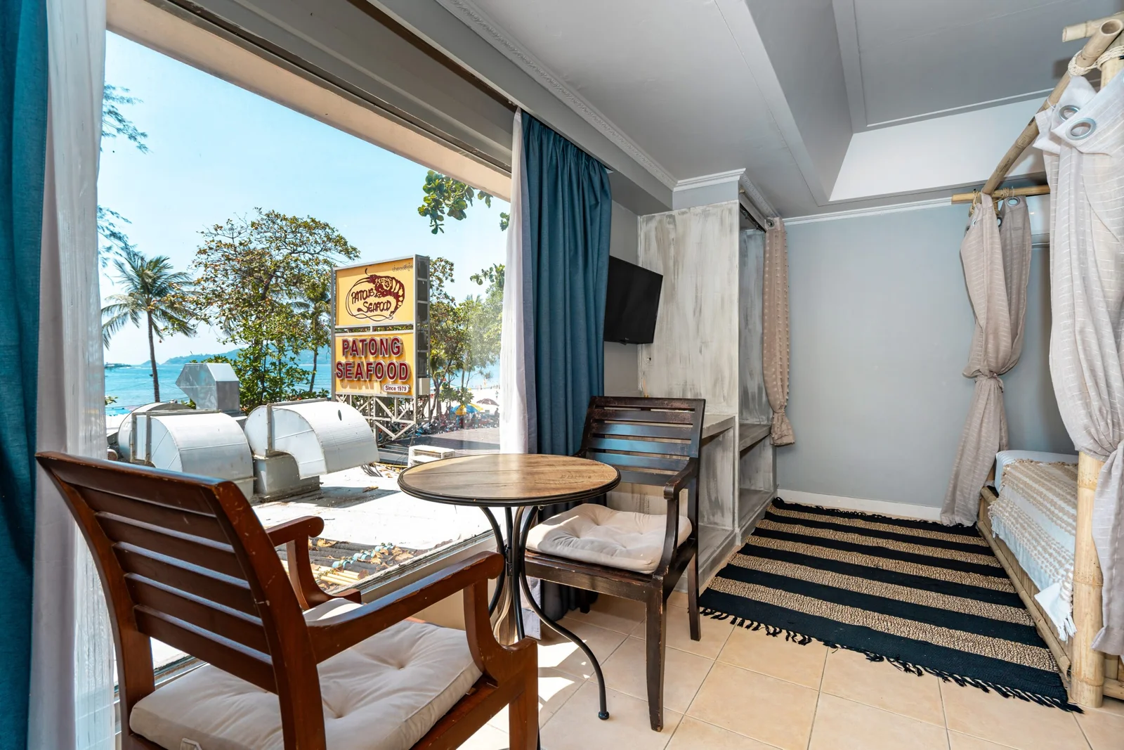 Sea view room at The Taksim Bangla Beach Hotel in Patong Phuket